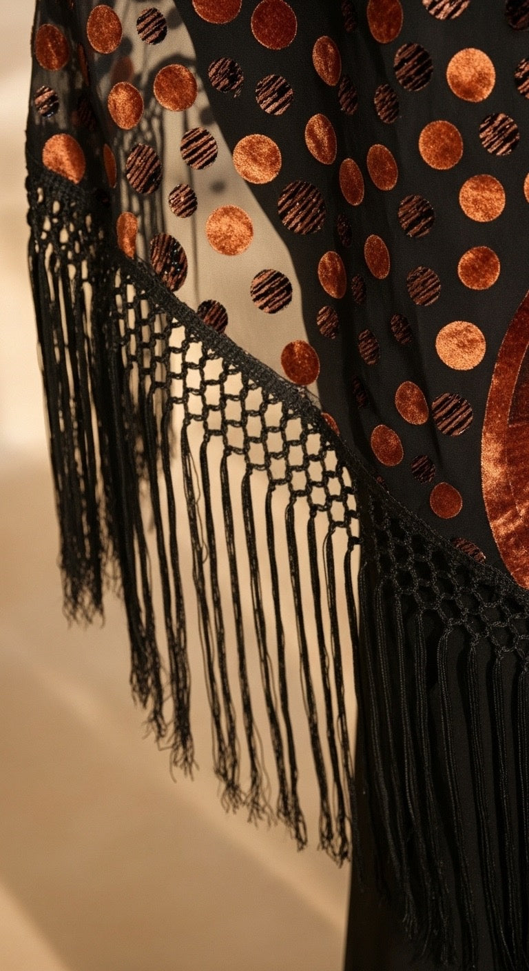 Chiffon Velvet Shawl