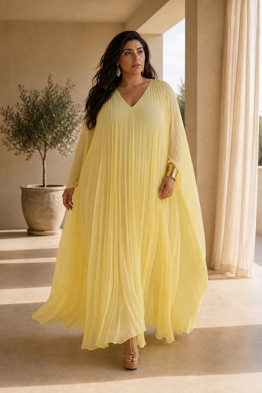 Plissé Dress
