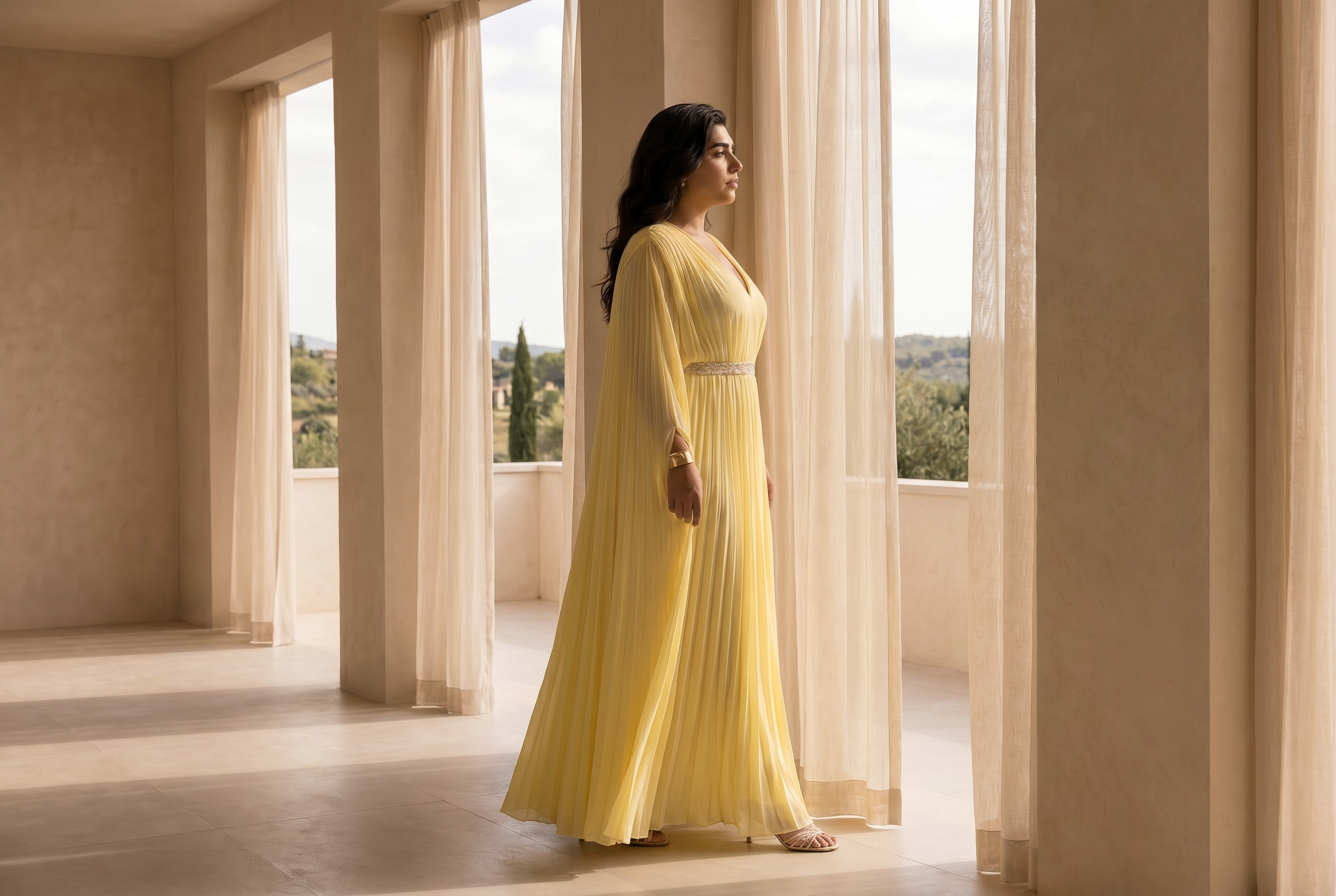 Plissé Dress